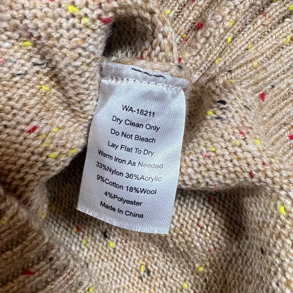 KIEL JAMES PATRICK Woodstock Maple Leaf Donegal Sweater Sz S - Picture 11 of 15